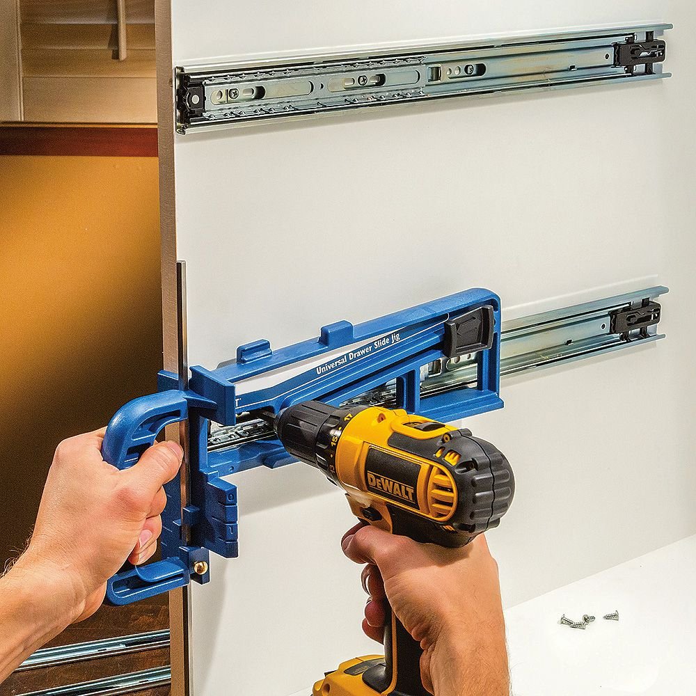 Foto 2 | Plantilla Deslizante Para Cajones Rockler, Herrajes Universales Para Gabinetes - Venta Internacional.