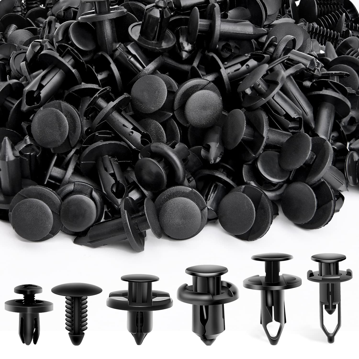 Foto 1 | Pinzas De Retención Para Coche Nilight, 200 Unidades, 6 Mm, 7 Mm, 8 Mm, 9 Mm, 10 Mm - Venta Internacional.