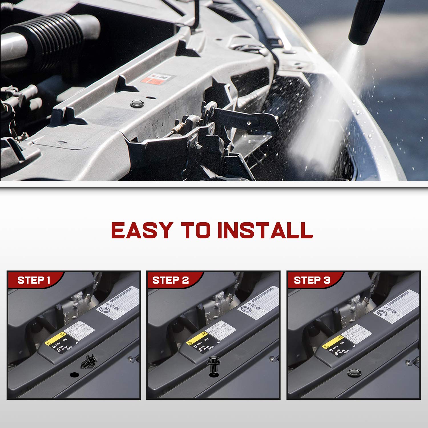 Foto 6 | Pinzas De Retención Para Coche Nilight, 200 Unidades, 6 Mm, 7 Mm, 8 Mm, 9 Mm, 10 Mm - Venta Internacional.