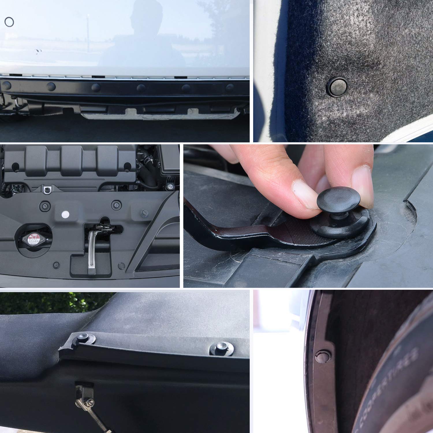 Foto 7 | Pinzas De Retención Para Coche Nilight, 200 Unidades, 6 Mm, 7 Mm, 8 Mm, 9 Mm, 10 Mm - Venta Internacional.