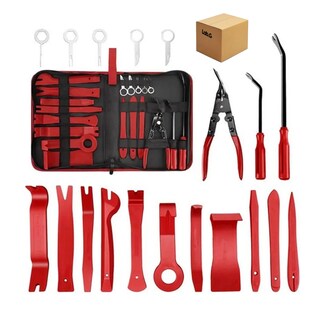 Foto 1 | Herramientas Plasticas Kit 19pc Quita Grapas Molduras Vistas Lab.g Rojo