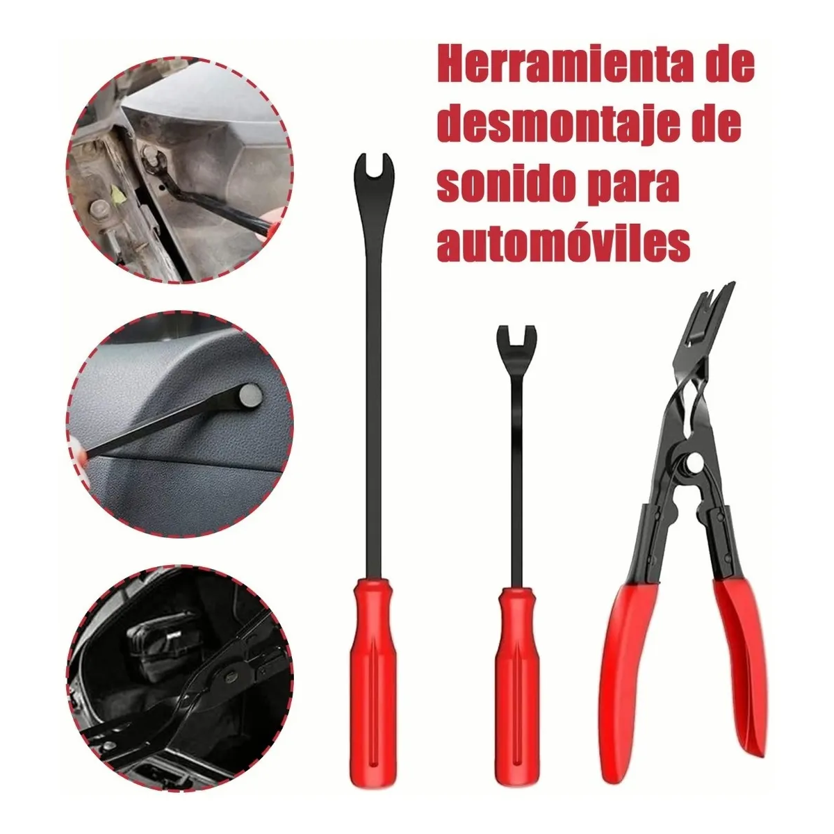 Foto 4 pulgar | Herramientas Plasticas Kit 19pc Quita Grapas Molduras Vistas Lab.g Rojo