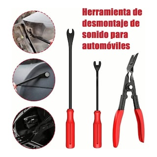 Foto 3 | Herramientas Plasticas Kit 19pc Quita Grapas Molduras Vistas Lab.g Rojo