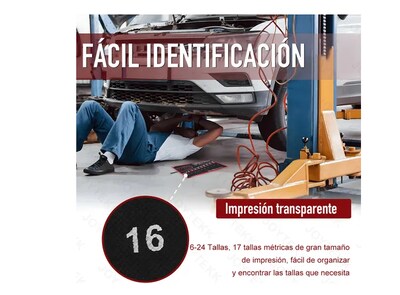 Foto 5 | Kit De Herramientas Mecánicas Xtellar De 18 Piezas Con Llaves De Matraca 6-24mm + Bolsa De Transporte