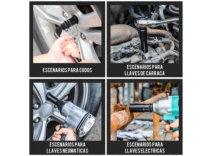Foto 4 pulgar | Xtellar Juego De Llaves Para Vaso Profesional De 20 Piezas  Herramientas Mecánicas Aspiracionales