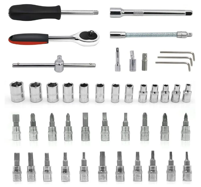 Foto 4 pulgar | Kit De Herramientas Mecánicas Xtellar  Autocle De Alta Calidad Y 46 Piezas Versátiles