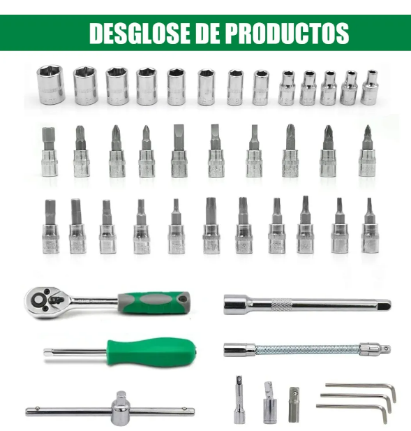 Foto 4 pulgar | Xtellar Juego De Herramientas Mecánicas Premium  46 Piezas - Versátil  Práctico Y Optimizado Para Profesionales