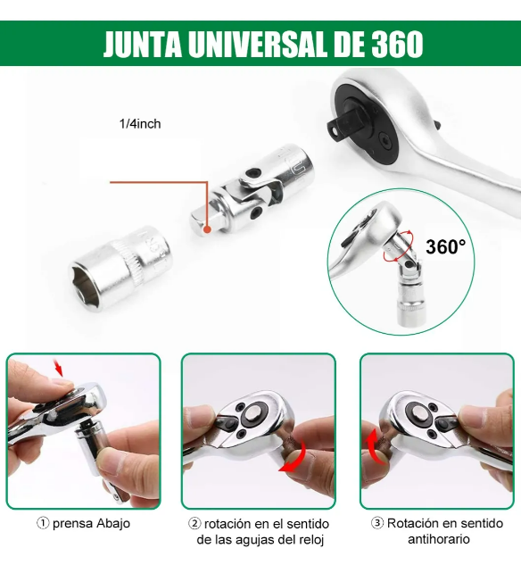 Foto 5 pulgar | Xtellar Juego De Herramientas Mecánicas Premium  46 Piezas - Versátil  Práctico Y Optimizado Para Profesionales