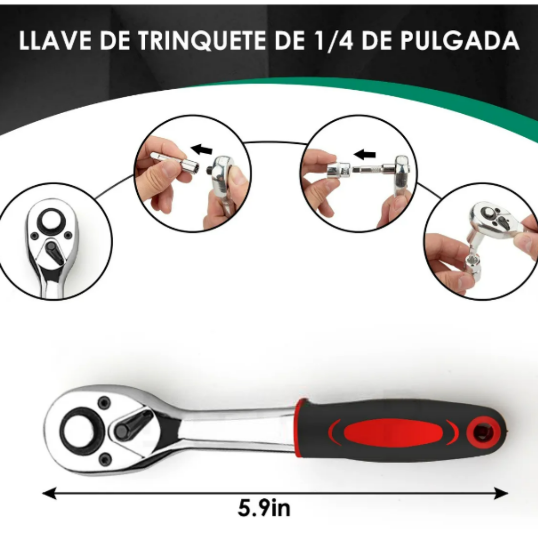 Foto 5 pulgar | Superior Xtellar Kit De Herramientas Mecánicas Premium  46pcs Para Profesionales Y Apasionados Del Bricolaje