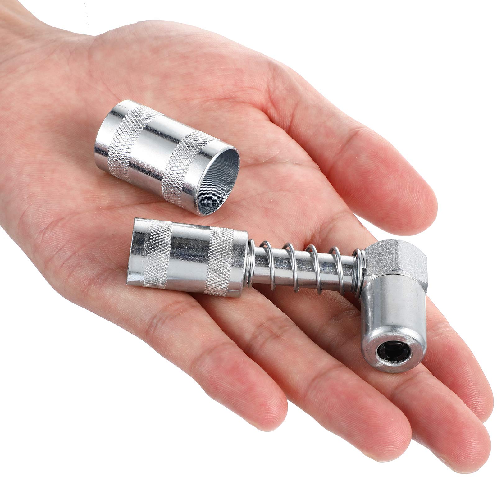 Foto 2 | Acoplador Para Pistola Engrasadora Boao  90 Grados  3 Mordazas  Con Manguitos  4 - Venta Internacional.