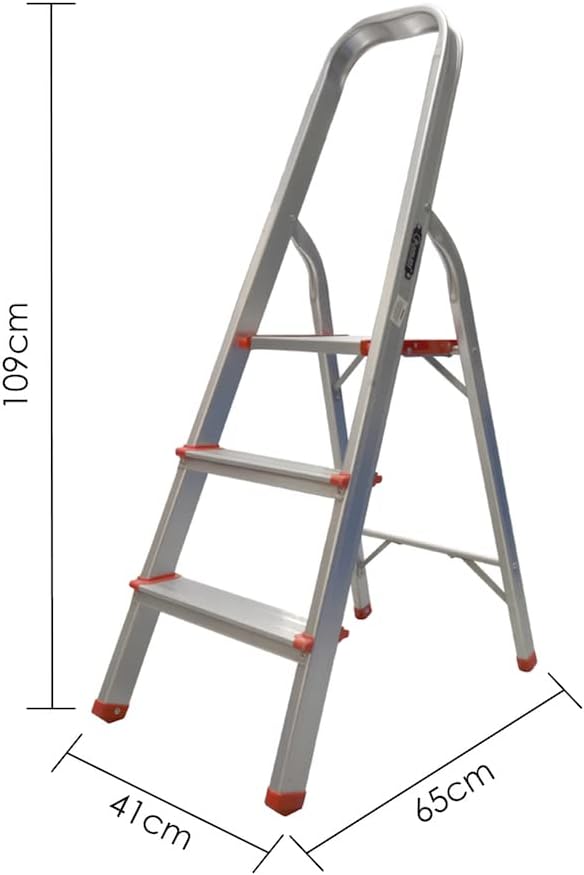 Foto 5 | Escalera Plegable Karlen de Aluminio 3 Escalones Hasta 150 Kg