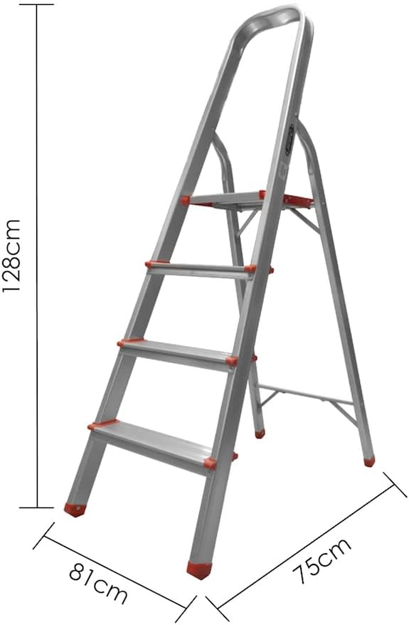 Foto 5 | Escalera Plegable Karlen de Aluminio 4 Escalones Hasta 150 Kg