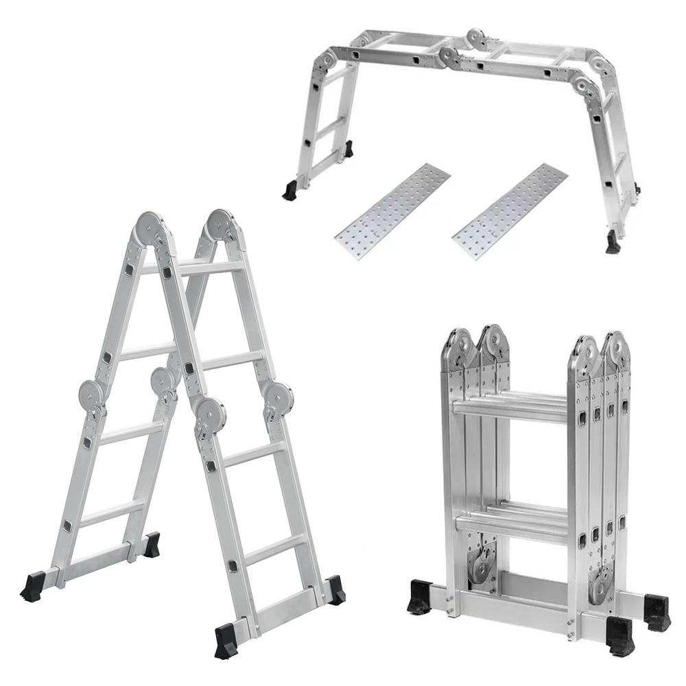 Foto 1 | Escalera Aluminio Multiposiciones 2.7 M 8 Peldaños Plegable