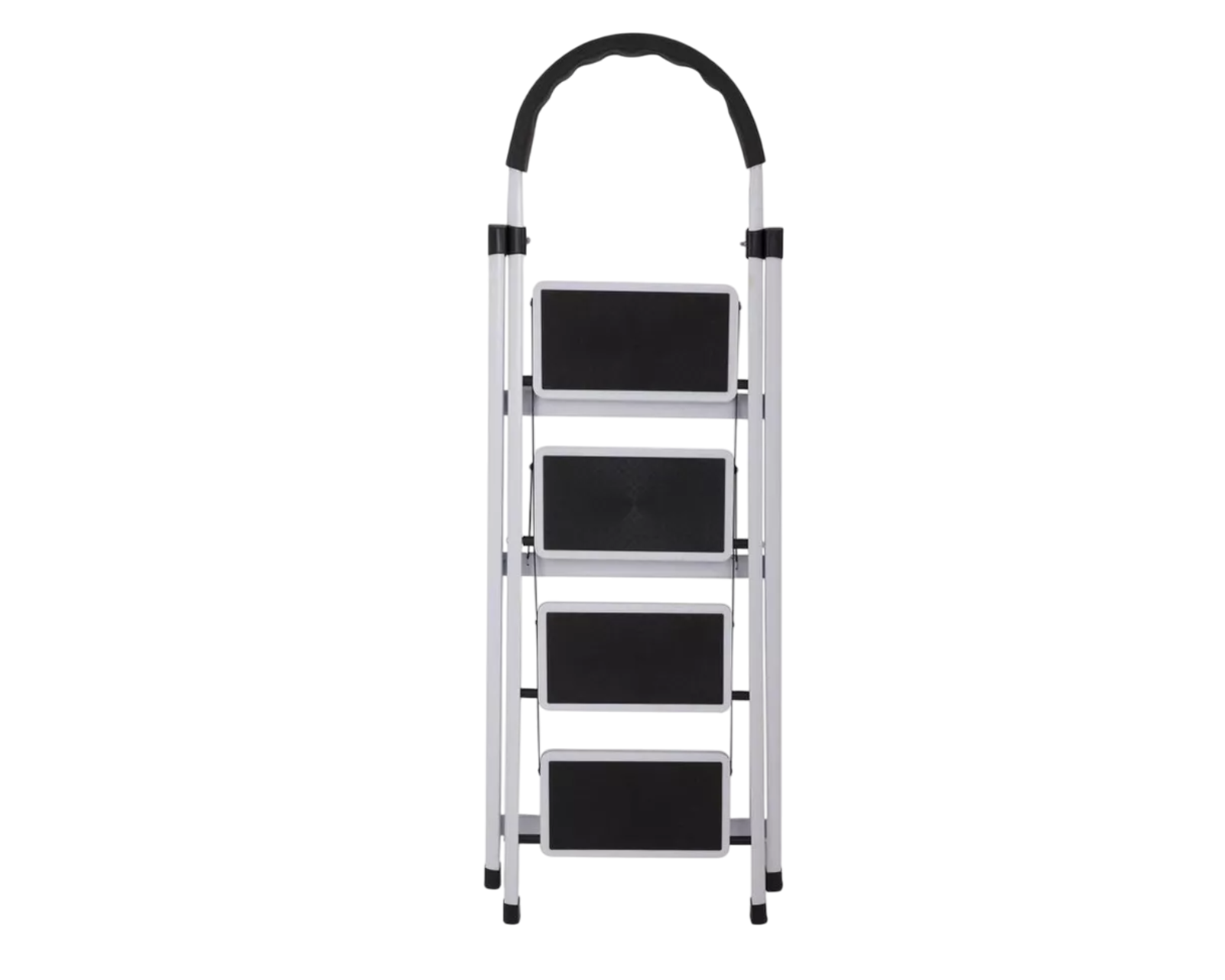 Foto 4 pulgar | Escalera Plegable Multifuncional Tubular 4 Peldaños  Bluelander (blanca)