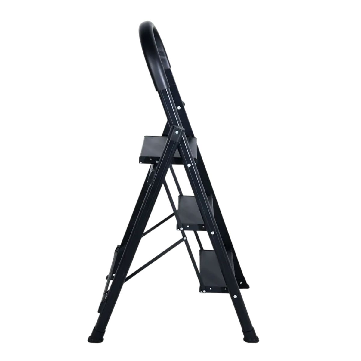 Foto 4 pulgar | Escalera Plegable Multifuncional Tubular 3 Peldaños  Bluelander