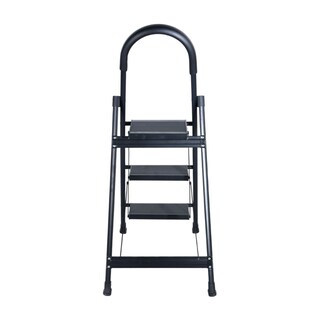 Foto 4 | Escalera Plegable Multifuncional Tubular 3 Peldaños Bluelander