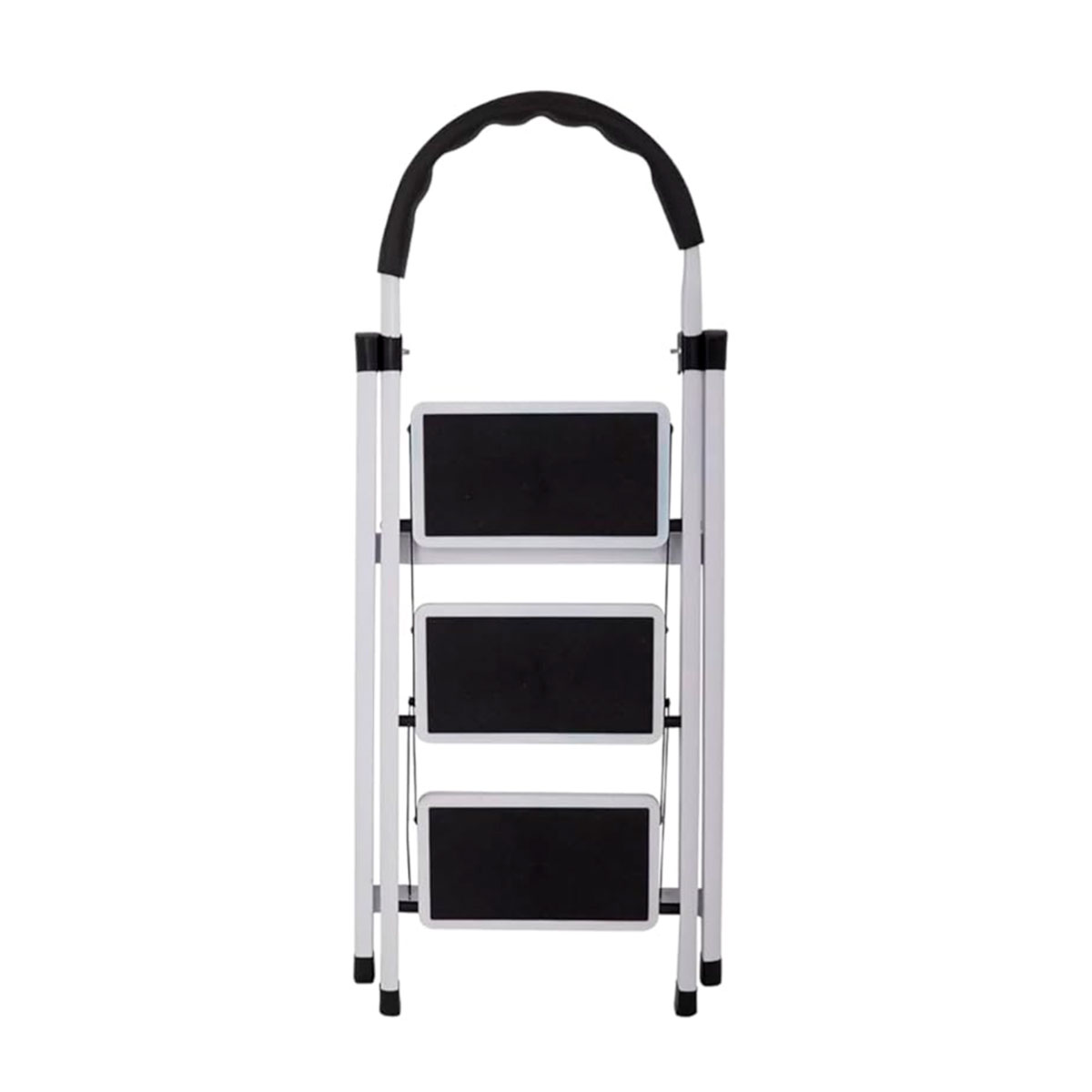 Foto 5 pulgar | Escalera Plegable Multifuncional Tubular 3 Peldaños  Bluelander (blanca)