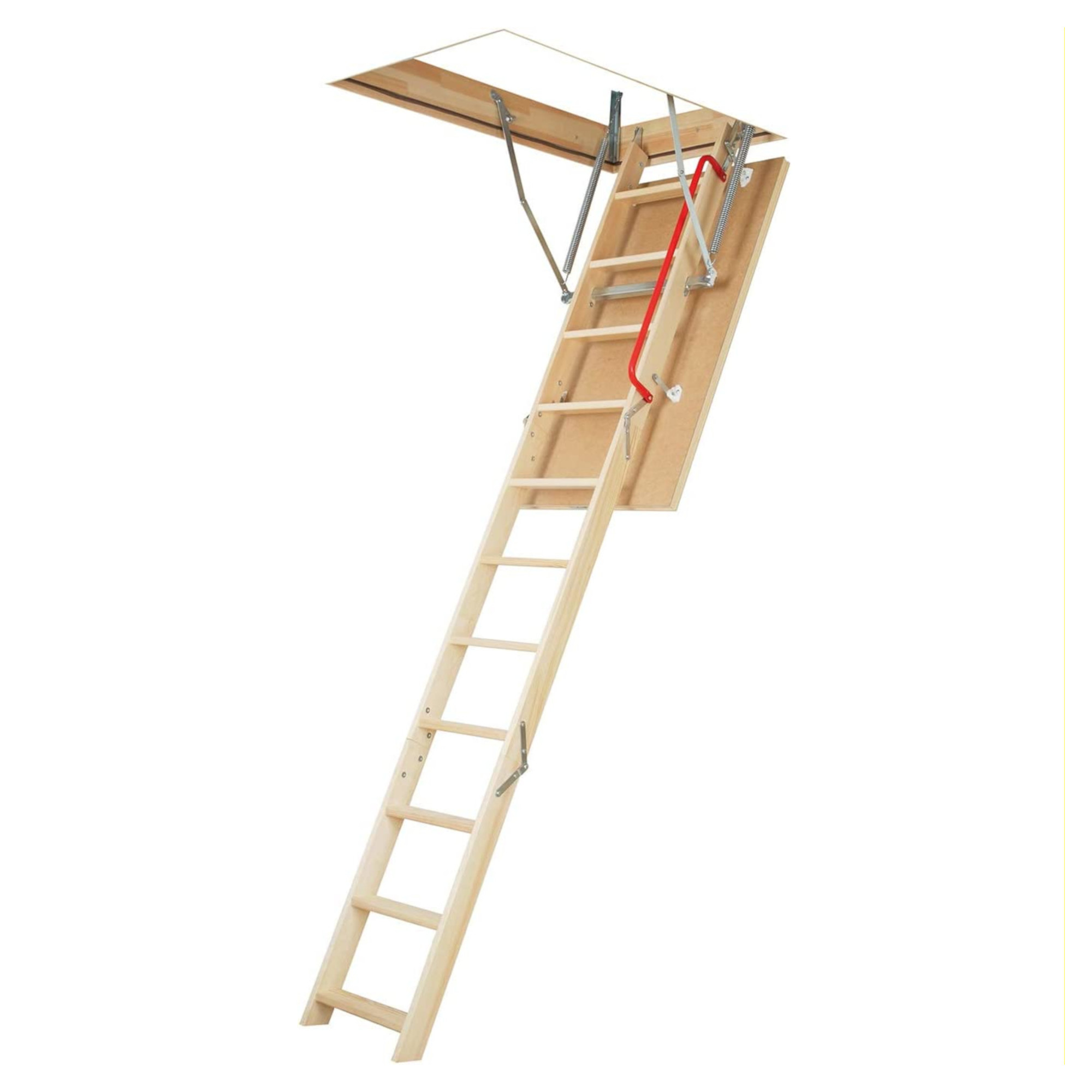 Foto 2 pulgar | Escalera Fakro de Ático Fabricada en Madera Estilo LWK Komfort Altura al Piso 305 CM Medidas del Hueco 70 CM X 130 CM