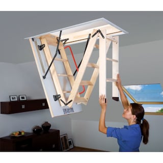 Foto 5 | Escalera de Ático Fakro Fabricada en Madera Estilo LWK Komfort Altura al Piso 305 CM Medidas del Hueco 60 X 130 CM