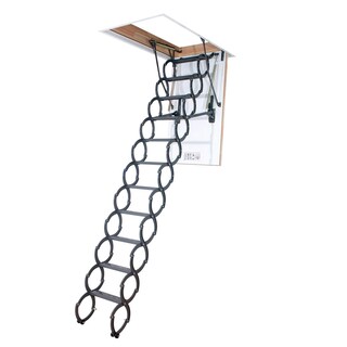 Foto 1 | Escalera de Ático Fabricada en Acero Estilo Lst Tijera Fakro LST280CM 70X120 Gris