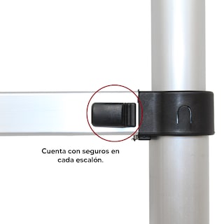 Foto 6 | Escalera Telescopica Kecompras de Aluminio