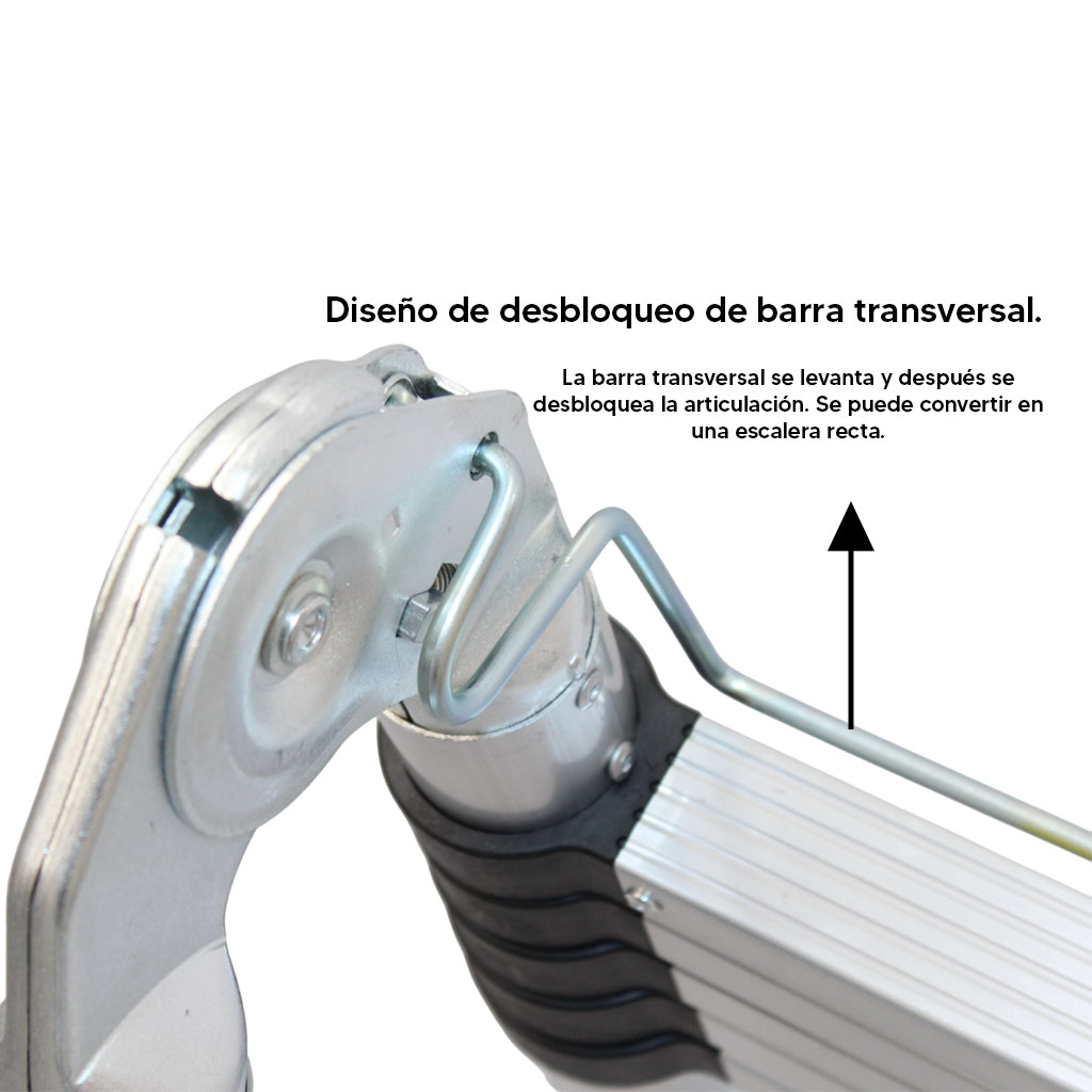 Foto 6 | Escalera Telescopica Kecompras de Aluminio