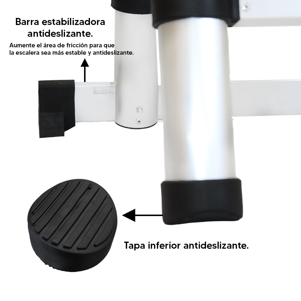 Foto 8 pulgar | Escalera Telescopica Kecompras de Aluminio