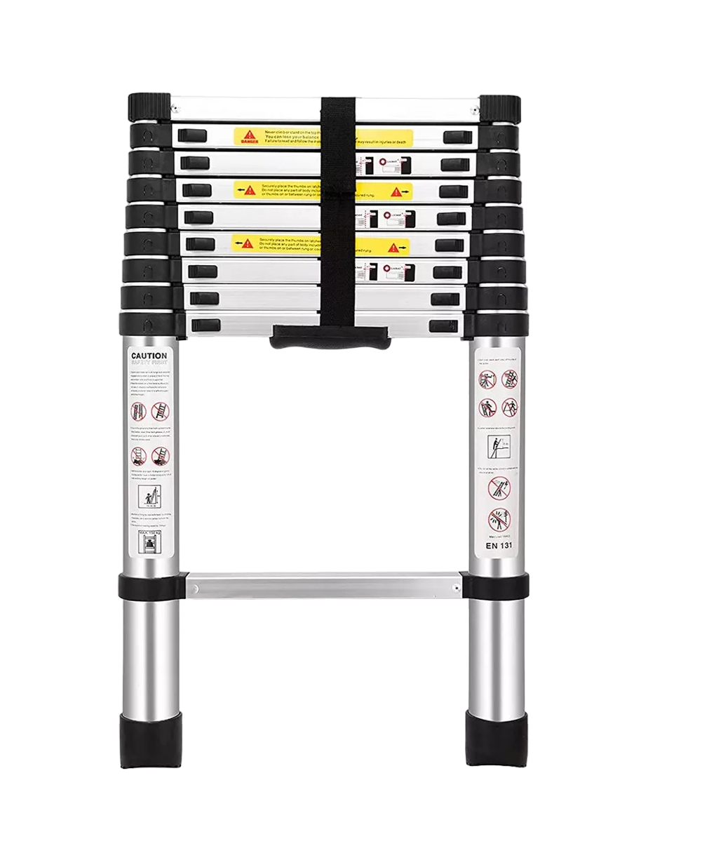 Escalera Telescópica Lab.G Gris 2.6 m 150 kg