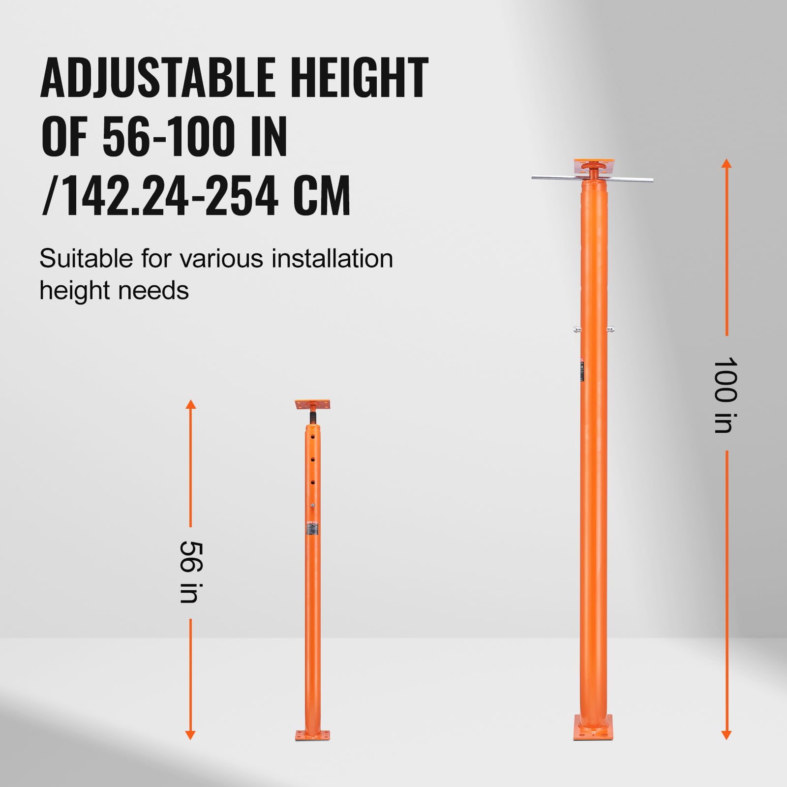 Foto 4 pulgar | House Floor Jack Vevor, 56-100 Cm De Altura, 8164,66 Kg, Capacidad De Carga. - Venta Internacional.