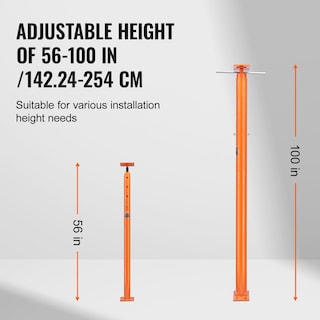 Foto 3 | House Floor Jack Vevor, 56-100 Cm De Altura, 8164,66 Kg, Capacidad De Carga. - Venta Internacional.