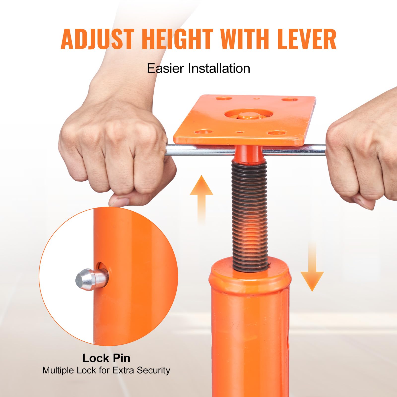 Foto 6 pulgar | House Floor Jack Vevor, 56-100 Cm De Altura, 8164,66 Kg, Capacidad De Carga. - Venta Internacional.