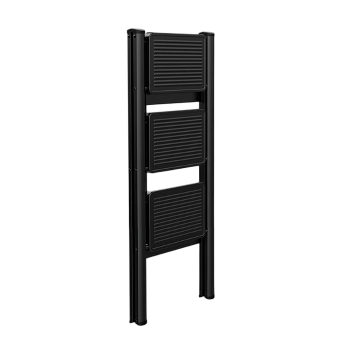 Foto 5 pulgar | Escalera Plegable Multifuncional Tipo Tijera 3 Peldaños  Bluelander (negro)