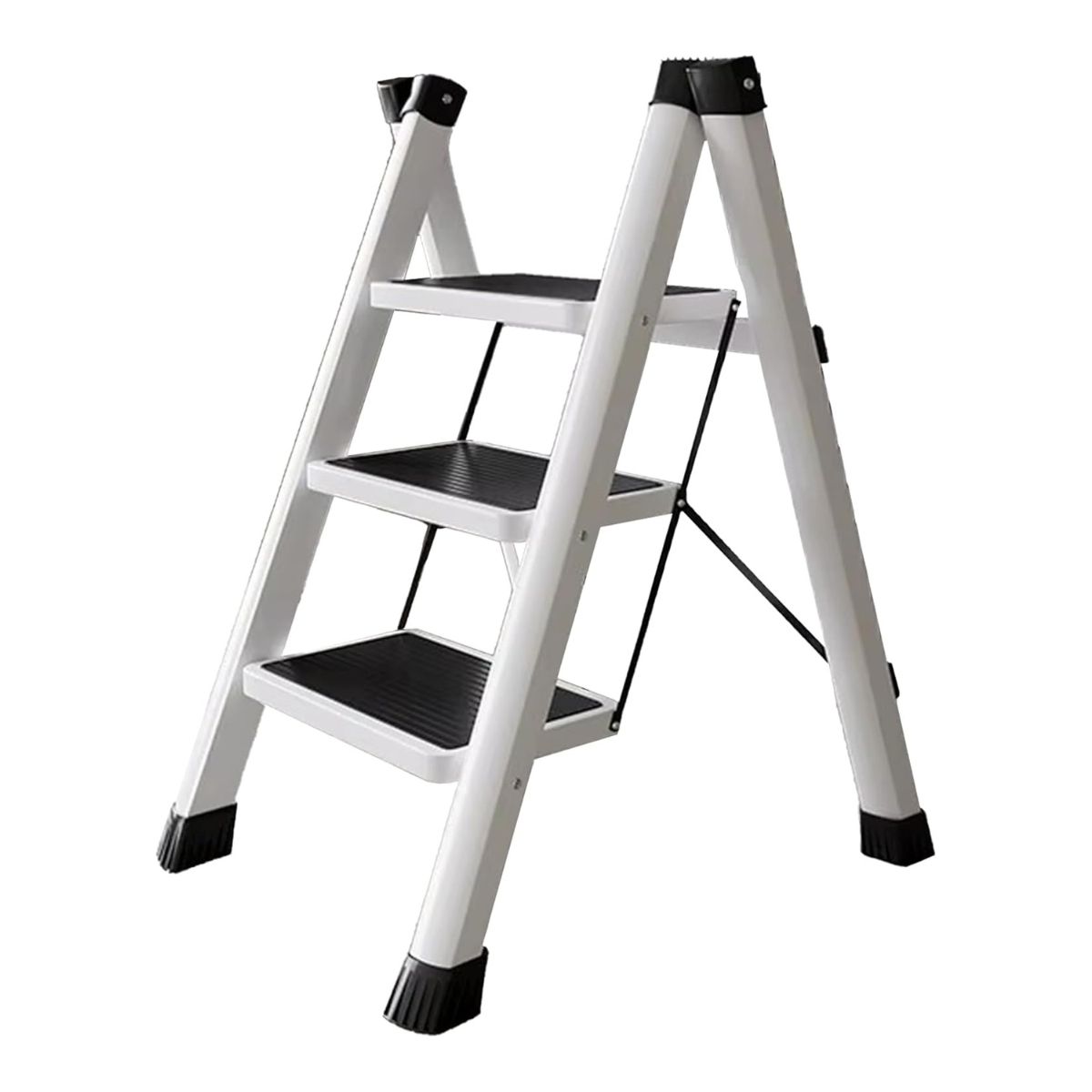 Foto 2 pulgar | Escalera Plegable Multifuncional Tipo Tijera 3 Peldaños  Bluelander (blanco)