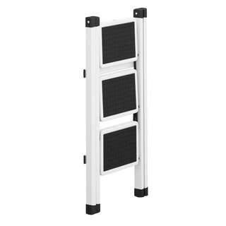 Foto 4 | Escalera Plegable Multifuncional Tipo Tijera 3 Peldaños Bluelander (blanco)