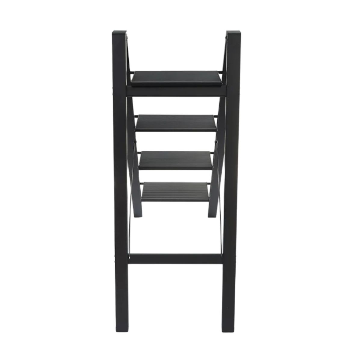 Foto 4 pulgar | Escalera Plegable Multifuncional Tipo Tijera 4 Peldaños  Bluelander (negro)