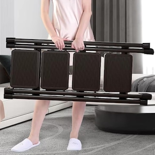 Foto 5 | Escalera Plegable Multifuncional Tipo Tijera 4 Peldaños Bluelander (negro)