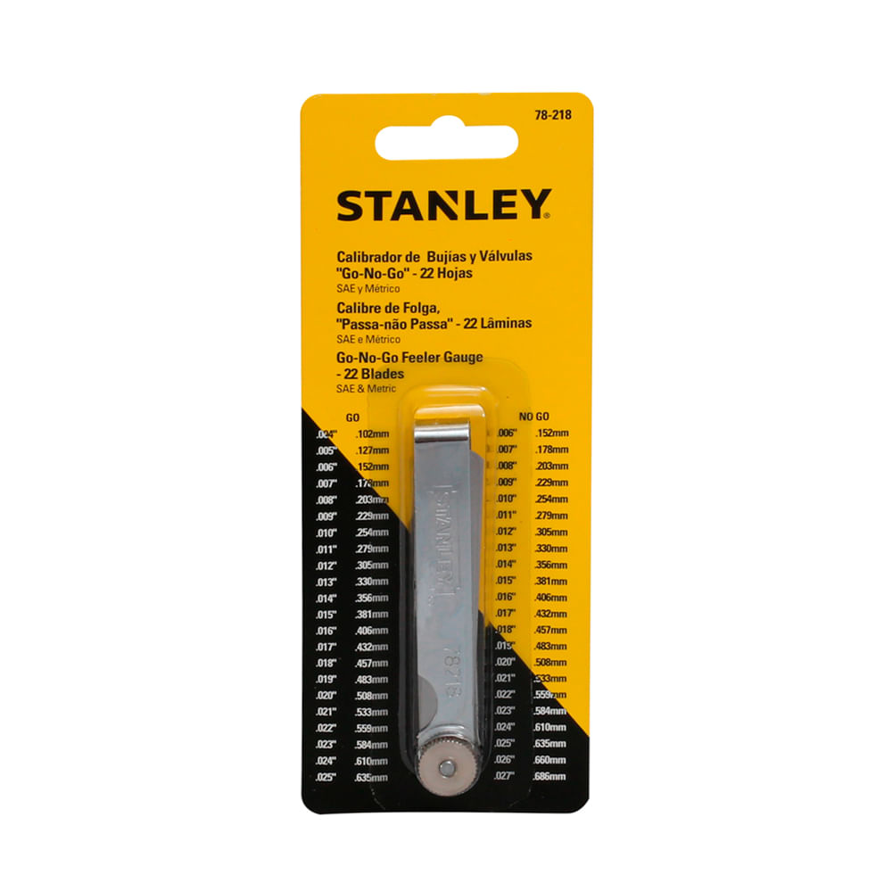 Calibrador de Bujías y Válvulas Stanley 78-218