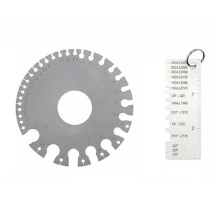 Foto 1 | Calibrador de Alambre Eo Safe Imports ESI-5889 color Plata 2 Piezas