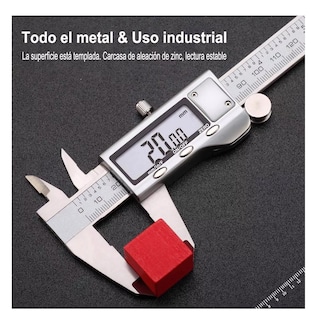Foto 3 | Calibrador Digital Eo Safe Imports Esi-5883 Uso Industrial Plata