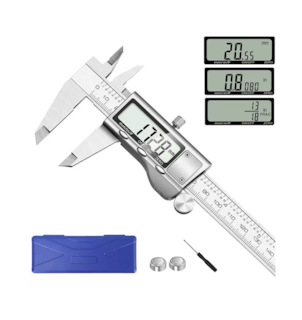 Foto 2 | Calibrador Vernier Digital Keatronic Todo Metal 0.01mm Plateado