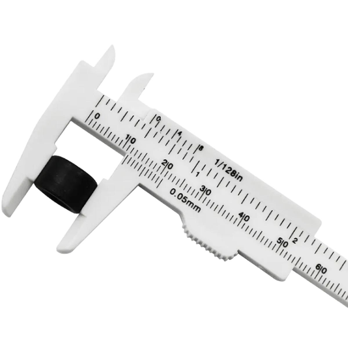 Foto 4 pulgar | Calibrador Vernier Miniatura Ventdepot Mxvej-001 1 Pieza Blanco