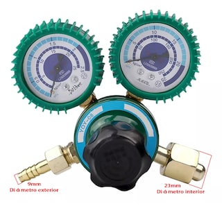 Foto 2 | Regulador De Oxígeno, Manómetro Industriasl,reductor De Oxíg Eo Safe Imports Esi-15661 Multicolor