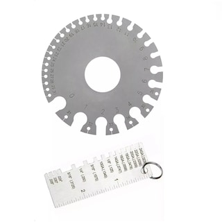 Foto 1 | Calibrador de Alambre 0-36 Acero Inoxidable Esi-16441 Plata 2 Piezas