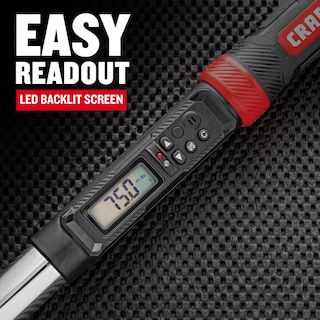 Foto 4 | Llave Dinamométrica Craftsman Digital De 1/2 Pulgada Con Accionamiento Sae - Venta Internacional.