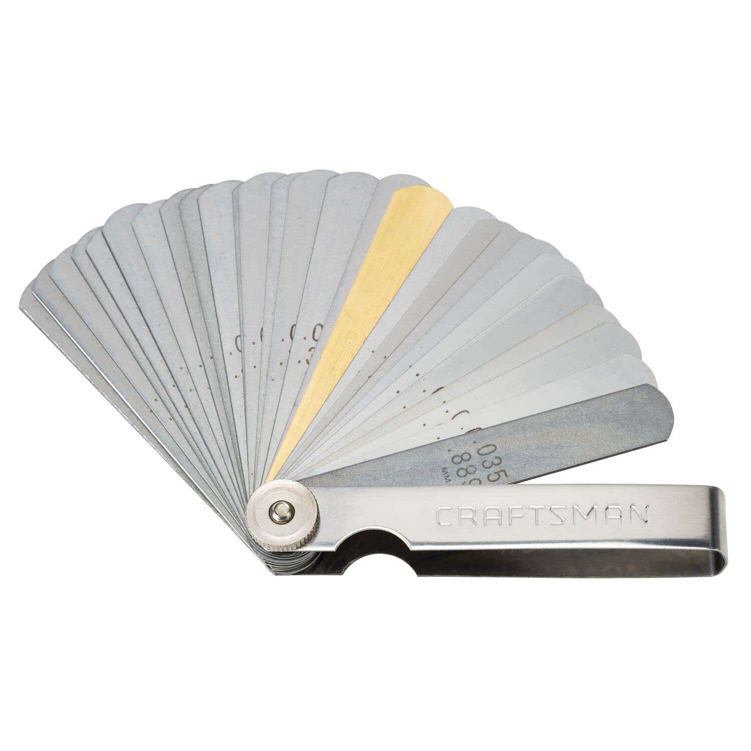 Foto 4 pulgar | Calibrador De Palpadores Craftsman Cmmt14105, 32 Hojas, 0,038 Mm - 0,889 Mm - Venta Internacional.