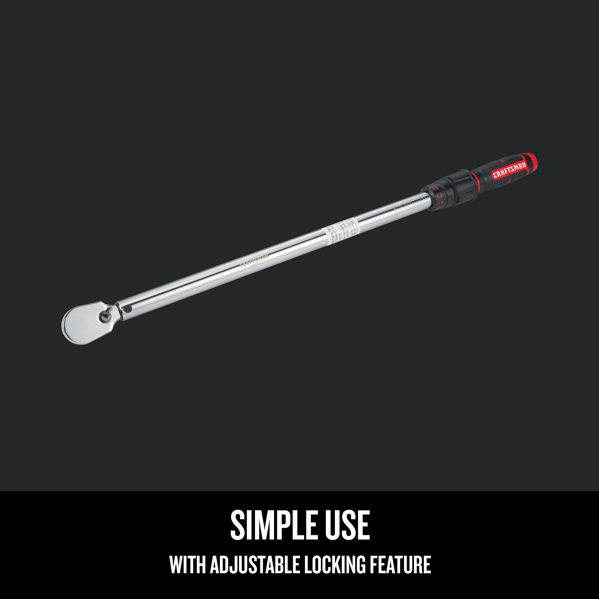 Foto 3 | Llave Dinamométrica Craftsman Cmmt99434 1/2 Drive 68-339nm - Venta Internacional.