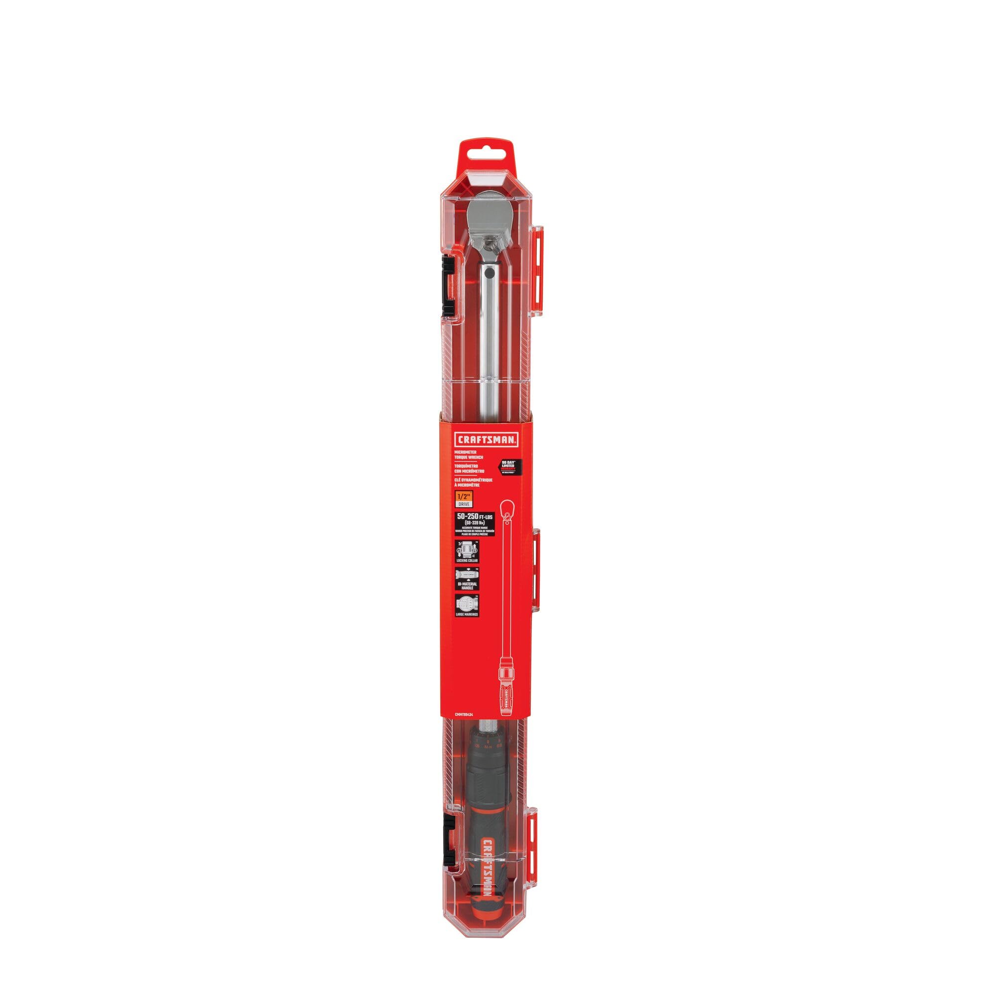 Foto 6 pulgar | Llave Dinamométrica Craftsman Cmmt99434 1/2 Drive 68-339nm - Venta Internacional.