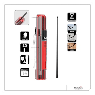 Foto 3 | Recambios Para Rotuladores Secos Hultafors Tools 650110 Hrd G* Graphite - Venta Internacional.