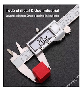 Foto 4 | Calibrador Digital Uso Industrial Todo Metal 0.01mm Plata