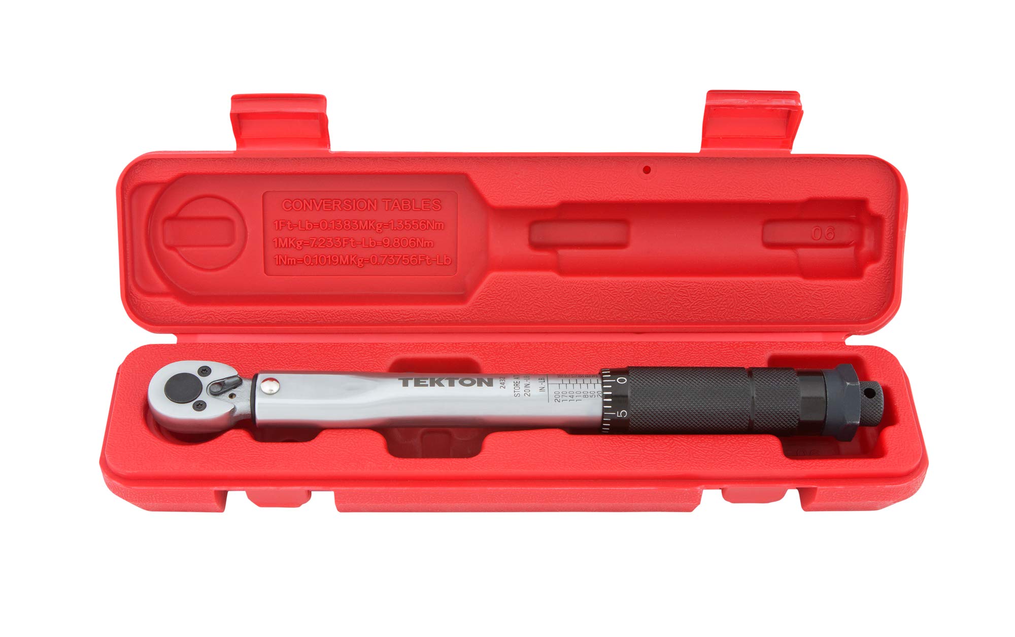 Foto 3 pulgar | Llave Dinamométrica Tekton, Micrómetro Con Accionamiento De 1/4 Pulgadas, 20-200 Pulgadas/libra 24320 - Venta Inte